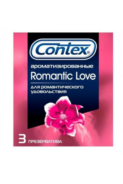 Презервативы с ароматом CONTEX Romantic - 3 шт.