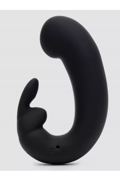 Черный мини-вибратор  кролик  Sensation Rechargeable G-Spot Rabbit Vibrator - 11,4 см.