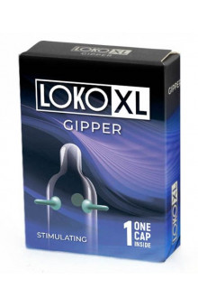 Стимулирующая насадка на пенис LOKO XL GIPPER