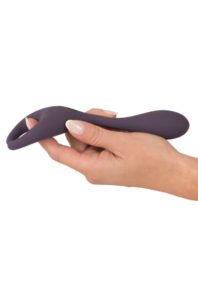 Фиолетовый универсальный вибратор Remote Controlled Couples Vibrator