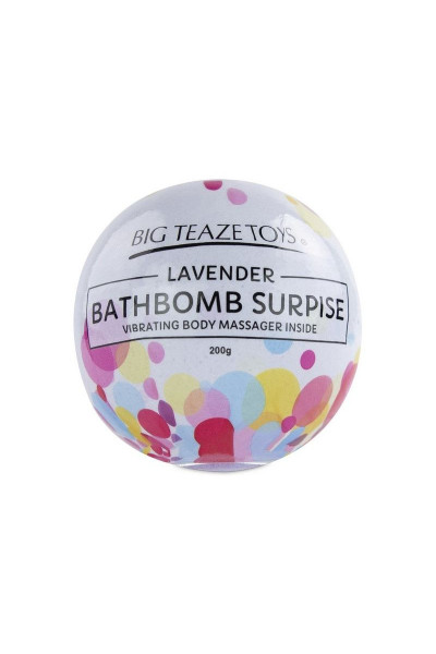 Бомбочка для ванны Bath Bomb Surprise Lavander + вибропуля