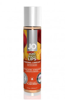 Лубрикант с ароматом персика JO Flavored Peachy Lips - 30 мл.