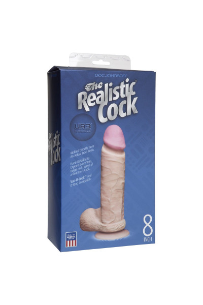 Ультрареалистичный фаллоимитатор The Realistic Cock ULTRASKYN 8” - 20,57 см.