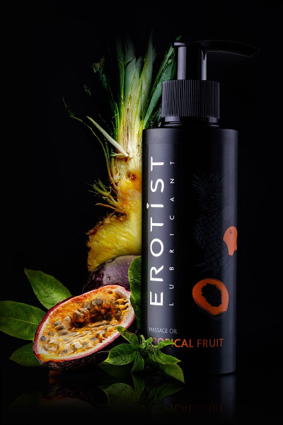 Массажное масло Erotist TROPICAL FRUIT с ароматом тропических фруктов - 150 мл.