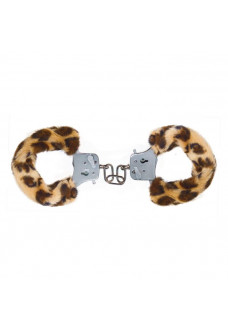 Наручники с леопардовым мехом Furry Fun Cuffs Leopard