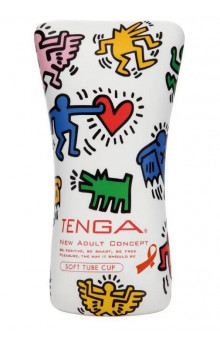 Мастурбатор-туба Keith Haring Soft Tube CUP