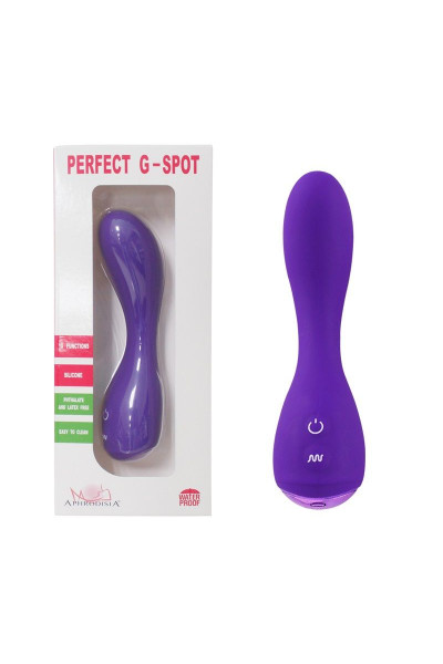 Фиолетовый вибратор Perfect G-Spot - 16,2 см.