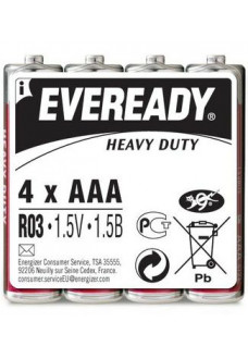 Батарейки EVEREADY R03 типа AAA - 4 шт.