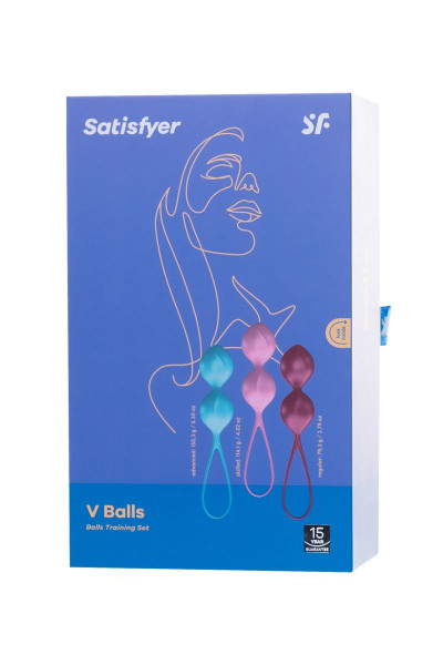 Набор из 3 двойных вагинальных шариков Satisfyer V Balls