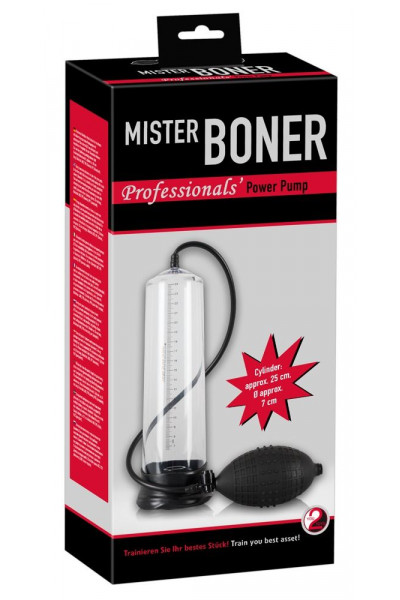 Помпа для пениса Mister Boner Professional