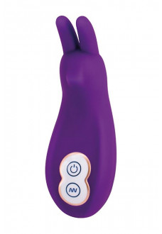 Фиолетовый клиторальный вибростимулятор BLISS RABBIT POWER MASSAGER