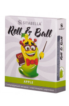 Стимулирующий презерватив-насадка Roll   Ball Apple