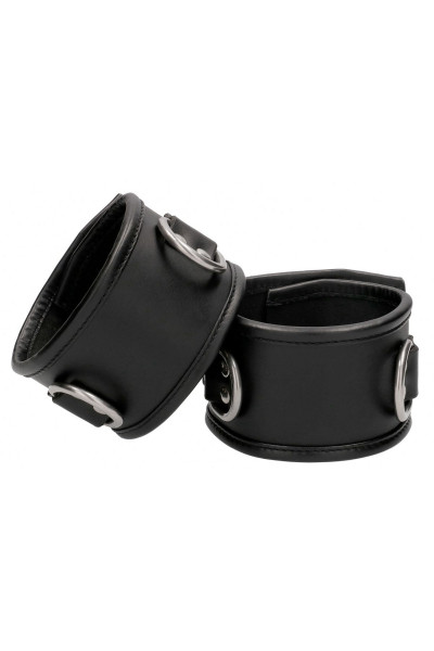 Черные поножи Restraint Ankle Cuff With Padlock