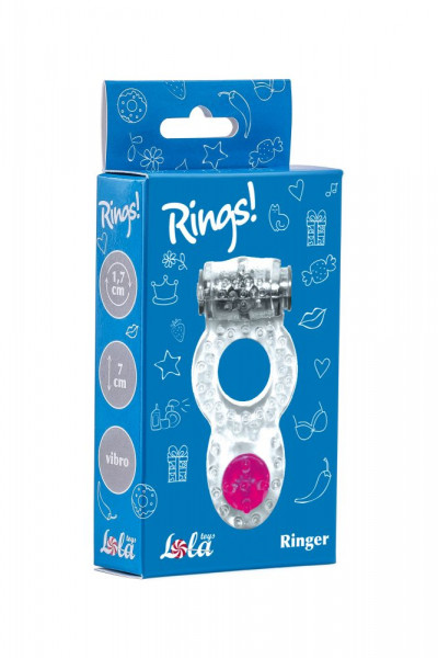 Прозрачное эрекционное кольцо Rings Ringer