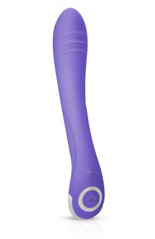 Фиолетовый вибратор для G-стимуляции Lici G-Spot Vibrator - 22,5 см.