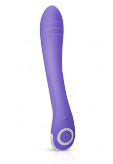 Фиолетовый вибратор для G-стимуляции Lici G-Spot Vibrator - 22,5 см.