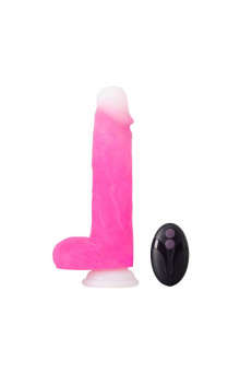 Розовый ротатор-реалистик Roxy 8 Inch Gyrating Dildo - 21,6 см.