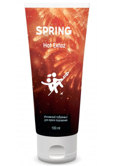 Согревающий интимный лубрикант Spring Hot Extaz - 100 мл.