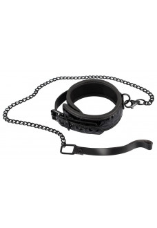 Ошейник и поводок с геометрическим узором Collar with Leash