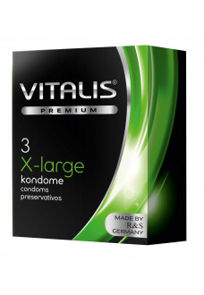 Презервативы увеличенного размера VITALIS PREMIUM x-large - 3 шт.