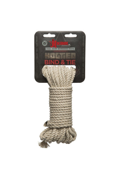 Бондажная пеньковая верёвка Kink Bind   Tie Hemp Bondage Rope 30 Ft - 9,1 м.