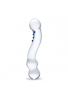 Изогнутый стеклянный стимулятор G-точки Curved G-Spot - 15,2 см.