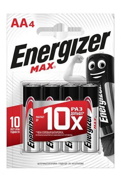 Батарейки Energizer MAX E91/AA 1,5V - 4 шт.