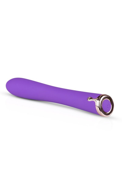 Фиолетовый вибратор The Duchess Thumping Vibrator - 20 см.