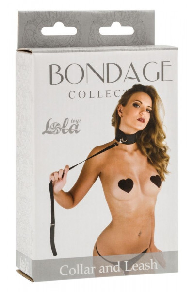 Ошейник Bondage Collection Collar and Leash Plus Size