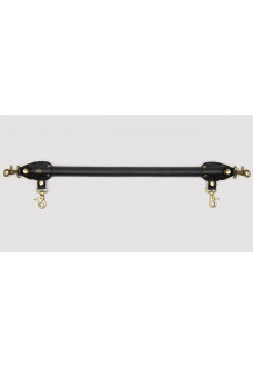 Черная распорка для ног Bound to You Faux Leather Spreader Bar - 50,8 см.