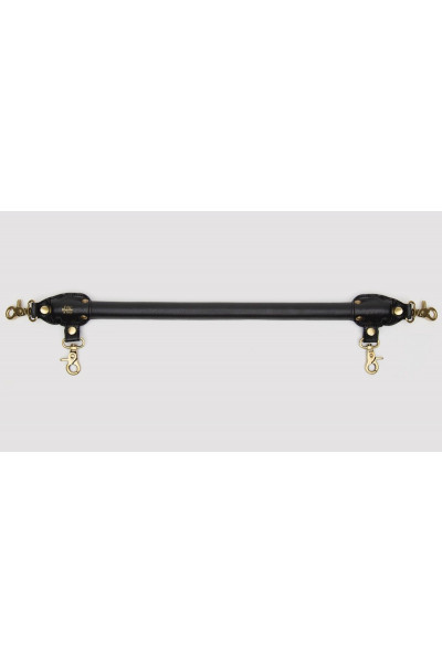 Черная распорка для ног Bound to You Faux Leather Spreader Bar - 50,8 см.