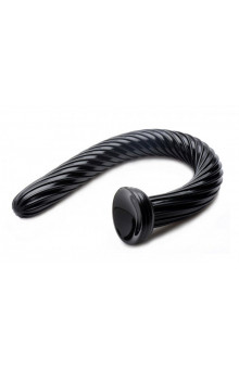 Большой анальный стимулятор-змея Hosed 19 Inch Spiral Anal Snake - 50,8 см.