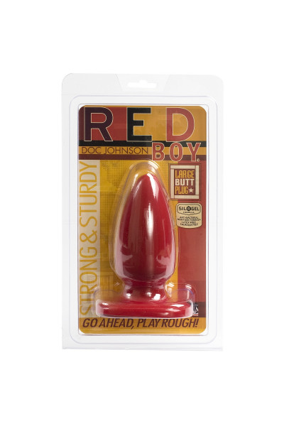 Анальная пробка Red Boy Large 5  Butt Plug - 13,2 см.