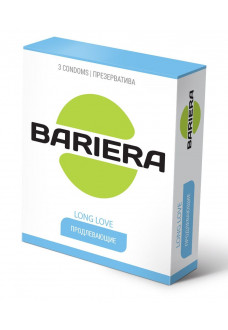 Продлевающие презервативы Bariera Long Love - 3 шт.