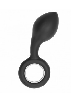 Анальный стимулятор No.63 Dildo With Metal Ring - 13,5 см.