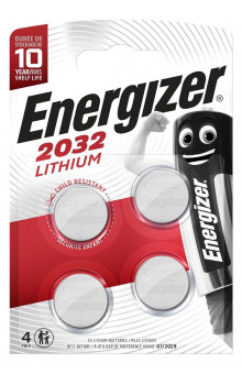 Батарейки Energizer Lithium CR2032 3V - 4 шт.