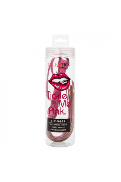 Розовая плеть Tickle Me Pink Flogger - 45,7 см.