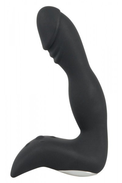 Черный перезаряжаемый вибростимулятор простаты Rechargeable Prostate Stimulator