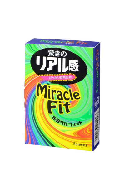 Презервативы Sagami Miracle Fit - 5 шт.