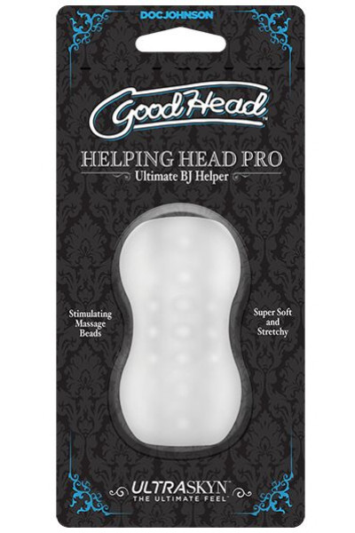 Прозрачный мини-мастурбатор Helping Head Pro