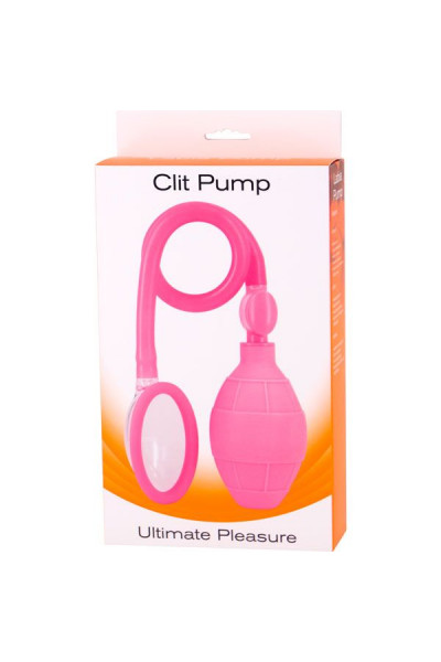 Розовая помпа для клитора CLIT PUMP