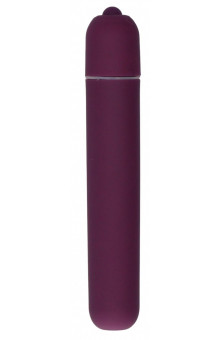 Фиолетовая вибропуля Bullet Vibrator Extra Long - 10,5 см.