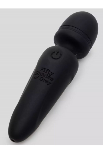 Черный мини-wand Sensation Rechargeable Mini Wand Vibrator - 10,1 см.