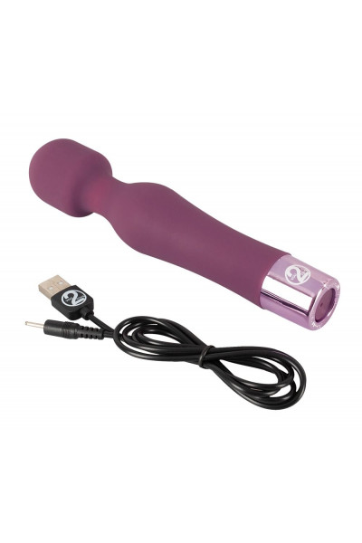 Фиолетовый жезловый вибратор Wand Vibe - 18,4 см.