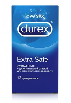 Утолщённые презервативы Durex Extra Safe - 12 шт.