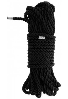 Черная веревка для бондажа BONDAGE ROPE - 10 м.