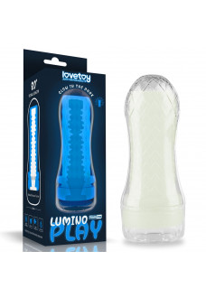 Светящийся в темноте мастурбатор Lumino Play Masturbator Ribbed