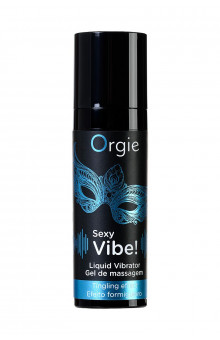 Гель для массажа ORGIE Sexy Vibe Liquid Vibrator с эффектом вибрации - 15 мл.