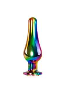 Радужная металлическая пробка Rainbow Metal Plug Large - 12,9 см.