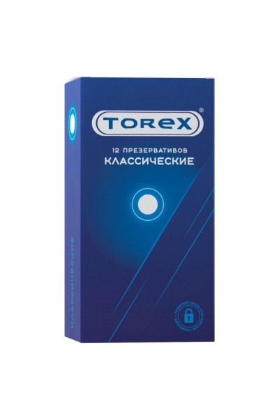 Гладкие презервативы Torex  Классические  - 12 шт.